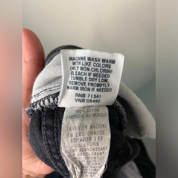 L.L Bean Regular Fit/Relaxed Jeans Dark Wash // Petite - Picture 6 of 7